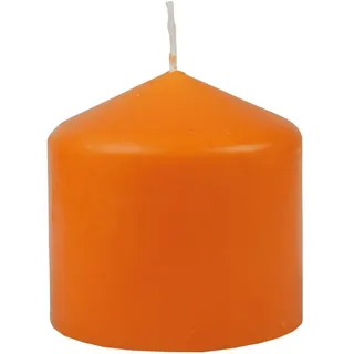 HS Candle Wachskerzen Stumpenkerzen Ø8cm x 8cm (Grün) - Lange Brenndauer - Hergestellt in EU - Kerzen Blockkerzen - Wachs Stumpen