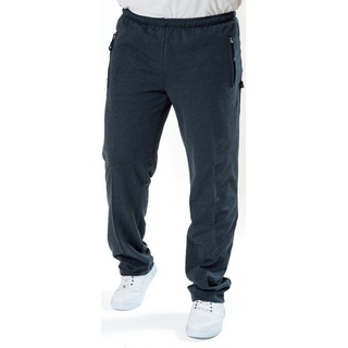 Authentic Klein Sporthose Herren Jerseyhose 100% Baumwolle, Übergröße & Kurzgröße grau 52