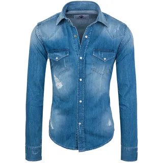 Rock Creek Hemd Jeanshemd Regular Fit