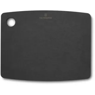 Victorinox Schneidebrett, Klingenschonend, Spülmaschinenfest, S, Schwarz | 29.2 x 22.8 x 0.6, Robustes Hackbrett aus Papierverbundstoff, Ideal zum Schneiden und Hacken sowie zum Servieren von Speisen
