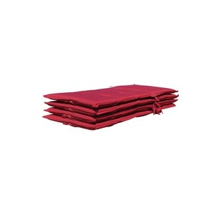 Grasekamp Auflage für Hochlehner rot Polyester-Mischgewebe B/H/L: ca. 53x7x121 cm