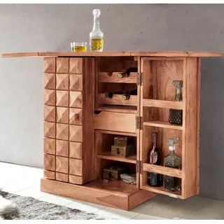 Wohnling Kommode 130,0 x 91,0 x 50,0 cm Braun