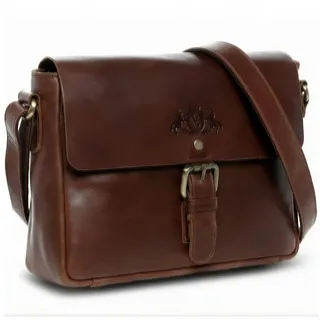 Sid & Vain Yale Umhängetasche Leder Brown