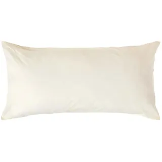 Homescapes Kissenbezug 40 x 80 cm Creme