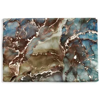 MuchoWow Dekokissen Marmor - Gold - Grün, Kissenbezug für Sofa, Dekorationkissen, Kissenhüllen, 60x40 cm bunt Rechteckig | 60 cm x 15 cm x 40 cm