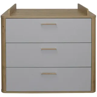 Mäusbacher Wickelkommode Lilly Holzoptik Grau