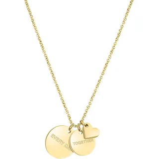 LIEBESKIND BERLIN Damen Schmuck Halskette und Armband aus Edelstahl - Silber, Gold, Roségold, Schwarz – verstellbar – Geschenkidee