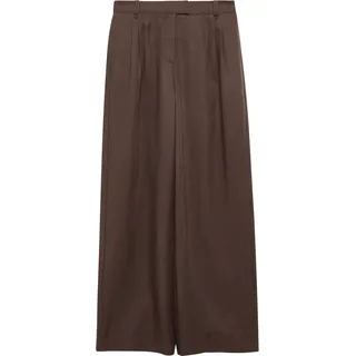 Comma, Fließende Wide-Leg-Hose Braun 44
