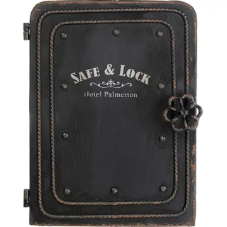 Kare Schlüsselkasten Safe (31 x 24 x 13 cm) Schwarz/Weiß