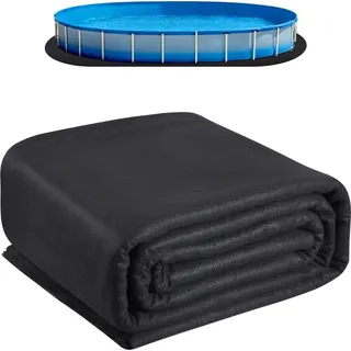 Vevor Poolunterlage schwarz 5,5x10 m