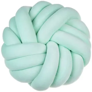 Knotenkissen Für Sofa, Bett, Dekoration, Dekokissen, Ballkissen, 35 X 35 Cm, Babyzimmerdekoration, Handgefertigtes Spielzeug, Kreatives Geschenk (grün)