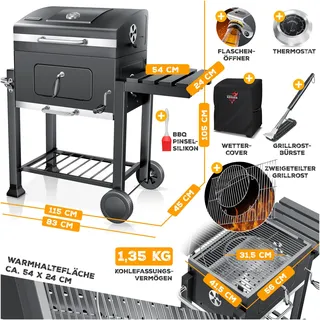 Kesser Holzkohlegrill 26066