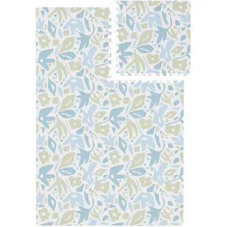 benuta Spielmatte, Blau, Textil, Floral, Rechteckig, 120x180 cm, für Fußbodenheizung geeignet, Teppiche & Böden, Teppiche, Teppich Kinderzimmer