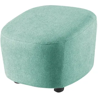 SetOne by Musterring Hocker, Türkis, Kunststoff, rund, 54x41x57 cm, Stoffauswahl, Wohnzimmer, Hocker, Sitzhocker
