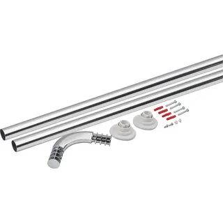 Winkelstange ESOM 25 mm chrom 900x900 mm kürzbar Evenes