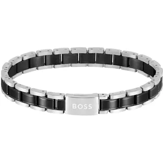 Boss 1580665 Armband Edelstahl schwarz/silber Größe One Size