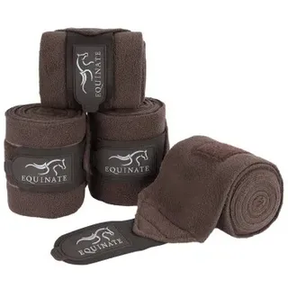 Equinate Fleecebandagen Harmony 4er Set Braun WB