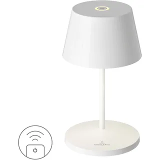 VILLEROY & BOCH LED-Tischlampe SEOUL RC weiß ceramic in- / outdoor fernbedienbar