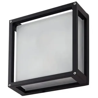 LUCANDE Außenwandleuchte Aluminium 25,0 cm mit Bewegungsmelder schwarz