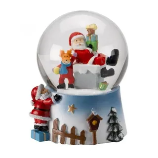 THREE KINGS Schneekugel Schneekugel 14 x 11 x 11 cm Musical Outside In Musik Licht (1 St)