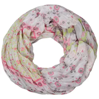Stylebreaker Loop Schlauchschal mit Blumen Paisley, Punkte, Blüten, Rosen 01014008 - Einheitsgröße