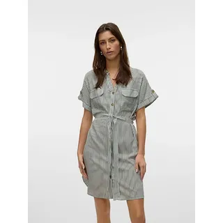 Vero Moda Bumpy Kurzes Kurzarmkleid - Laurel Wreath / Snow White - XS