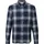 Kariertes Flanellhemd Regular Fit Blau/Weiß 3XL
