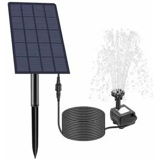 Solar Teichpumpe, Solarpumpe Teichpumpe, Outdoor Wasserpumpe, Springbrunnen Für Den Außenbereich, Garten- Und Terrassenbrunnen Kinsi