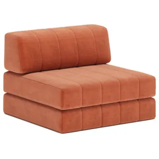 Innovation Living CozyPad Schlafsessel Polyester 1-Sitzer Rust Orange