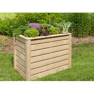 KONIFERA Hochbeet aus unbehandeltem Fichtenholt, BxTxH: 100x60x75 cm beige