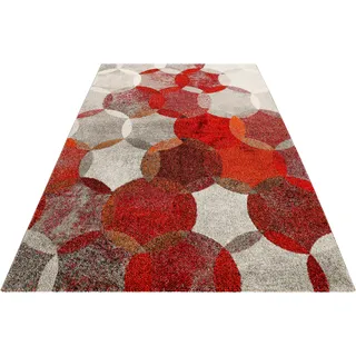 Esprit Modernina ESP-3378 Kurzflorteppich 160 x 225 cm Rot