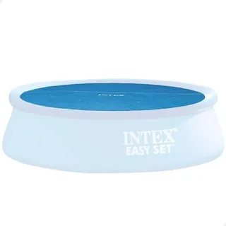 Intex Solarabdeckplane blau Ø 244 cm