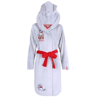 Disney Bademantel Grauer Morgenmantel Blume Klopfer DISNEY XXS grau
