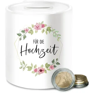 Spardose - Für die Hochzeit Hochzeiten Hochzeitsartikel - Unisize - Weiß - hochzeits hochzeitsgeschenke hochzeitsgeschenk spardosen brautpaar hochzeitssparkasse zur Keramik geldgeschenke sparen
