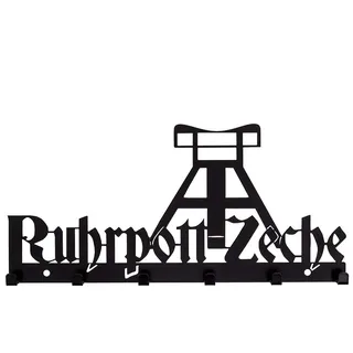 Bentatec Schlüsselbrett Ruhrpott Zeche - schwarz