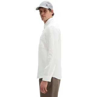 Marc O'Polo Langarmhemd aus reinem Leinen weiß 3XL