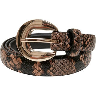 URBAN CLASSICS Hüftgürtel Urban Classics Damen Snake Synthetic Leather Ladies Belt beige L/XL
