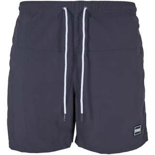 URBAN CLASSICS Block Swim Shorts Badehose, darkshadow, XXL
