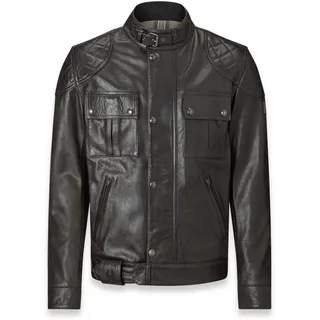 Belstaff Motorradjacke Brooklands Motorrad Lederjacke protektoren schwarz 3XL