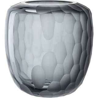 Leonardo Vase Bellagio 18,5 cm Glas Grau Anthrazit M (Medium)