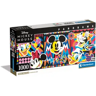 Clementoni Disney Puzzle 1000 Teile Erwachsene - Panorama Puzzle Erwachsene in 98 x 33 cm - Puzzle Erwachsene anspruchsvoll von Clementoni 39871