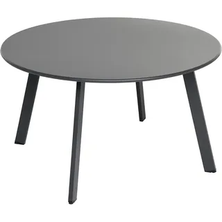 Dehner Lian Gartentisch Ø 70 x 40 cm Dunkelgrau