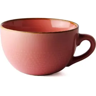 Groß Keramik XXL Tee Kaffee Tasse 700ml Rosa Henkel Suppen Schale