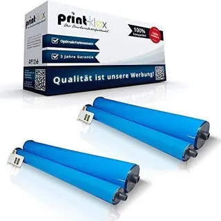 Print-Klex 2x Kompatible Thermorollen für Philips Magic 5 ECO Primo Magic 5 ECO Primo Smart Magic 5 ECO Voice Magic 5 ECO Voice Dect Magic 5 ECO Voice Dect DUO PFA352 PFA 352 PFA351 PFA 351 Office Pr