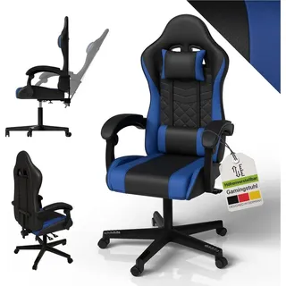 Juskys HyperSeat Kunstleder Blau