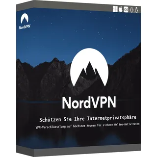 NordVPN Standard 2026 - VPN Software für 6 Geräte - 6 Monate | Sofortdownload...