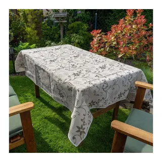 Laro Tischdecke Gartentischdecke 110 x 140 cm Grau