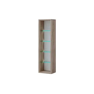 VCM Rasito Wandregal 21 x 14,4 x 76,6 cm Braun