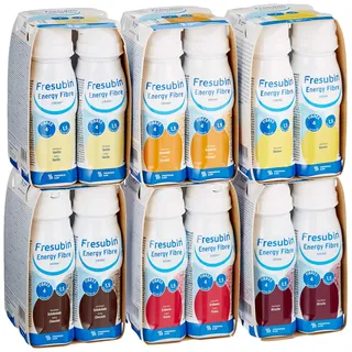 Fresubin ENERGY Fibre Drink Mischkarton Trinkflasche, 6 X 4 X 200 ml