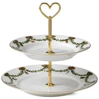 Royal Copenhagen Star Fluted Etagere 2 Ebenen